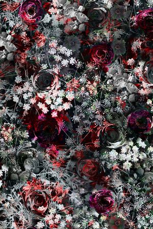 花卉印花花型图片