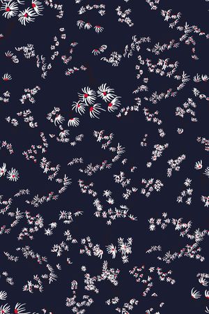小碎花印花花型图片