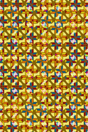 色块印花花型图片