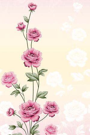 彩条印花花型图片