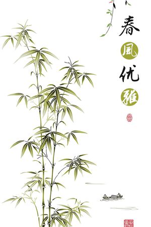 中国风印花花型图片