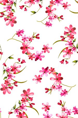 花朵印花花型图片