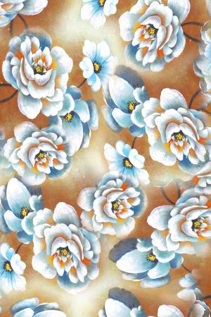 花朵印花花型图片