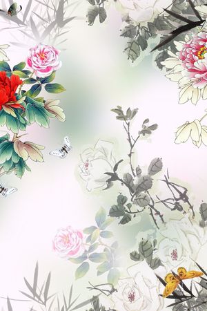 花卉印花花型图片