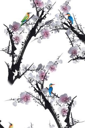 花卉印花花型图片