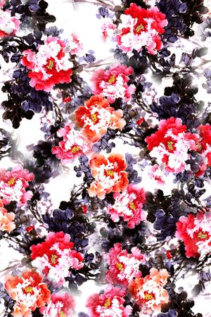 花朵印花花型图片