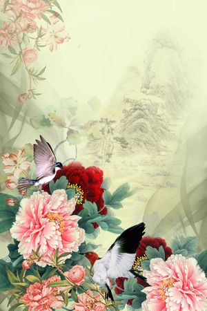 花卉印花花型图片