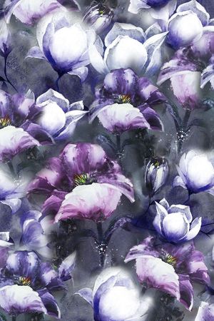 大花印花花型图片