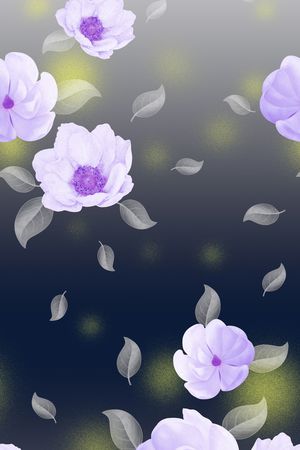 乱花印花花型图片