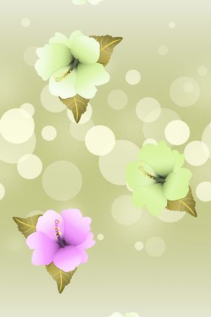 乱花印花花型图片