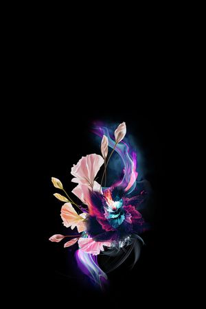 大花印花花型图片