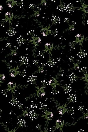 满天星印花花型图片