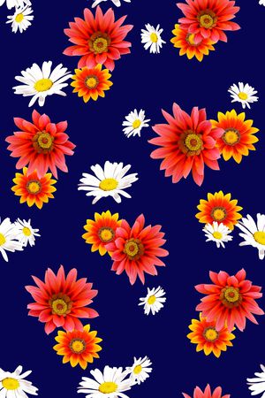菊花印花花型图片