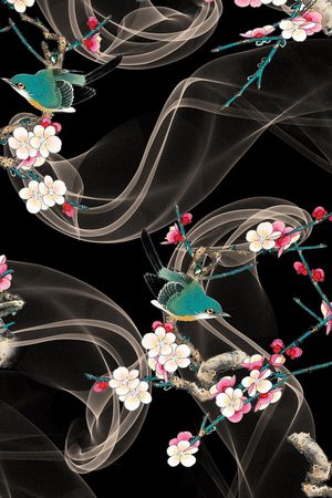 烟印花花型图片