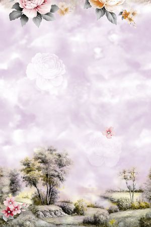 花卉印花花型图片