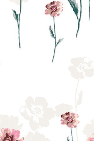 花卉印花花型图片