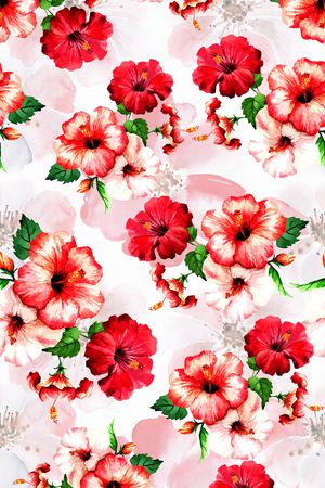 花卉印花花型图片
