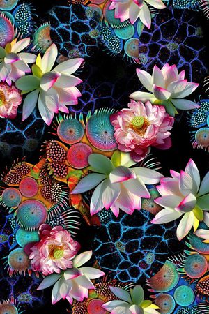 花卉印花花型图片