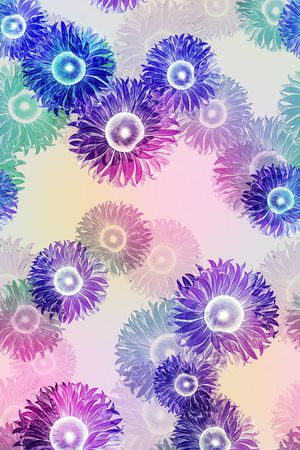 花卉印花花型图片