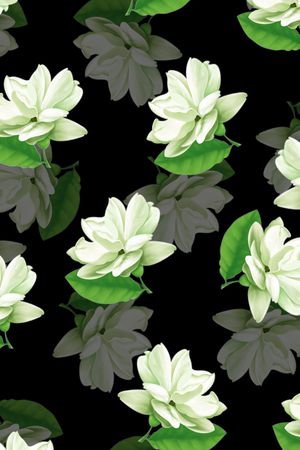 花朵印花花型图片