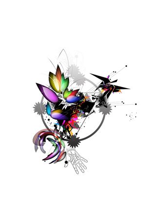 趣味印花花型图片