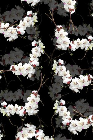 兰花印花花型图片