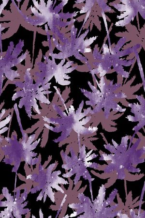 手绘印花花型图片