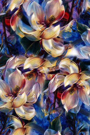 小碎花印花花型图片