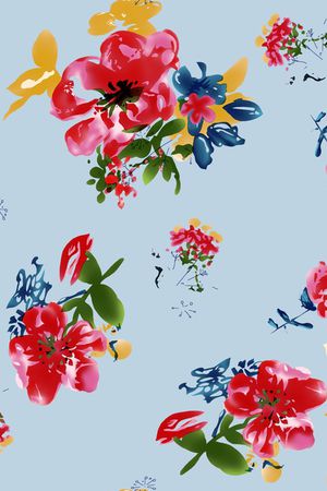textile印花花型图片