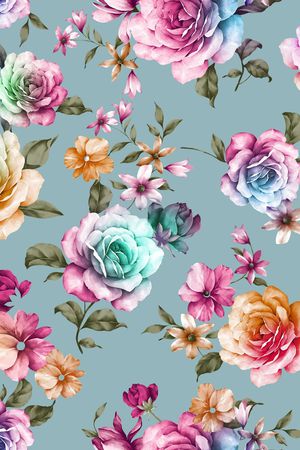 textile印花花型图片