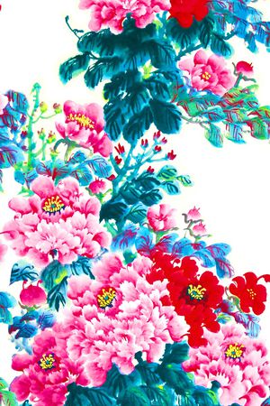 花卉印花花型图片