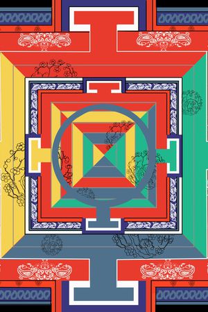 格子印花花型图片