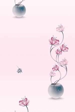 花朵印花花型图片