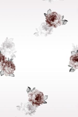 牡丹印花花型图片