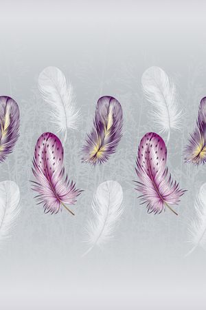 郁金香印花花型图片