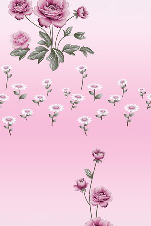 花朵印花花型图片
