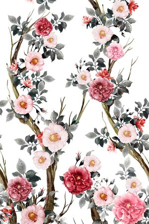 花卉印花花型图片