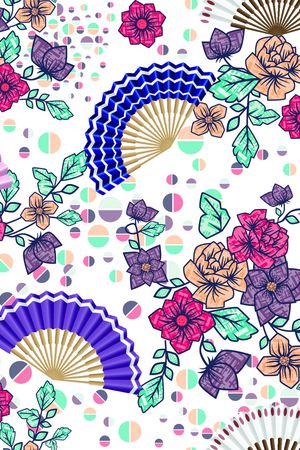 小碎花印花花型图片
