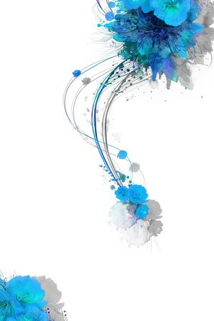 花卉印花花型图片