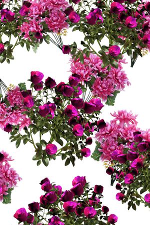 牡丹印花花型图片