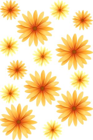花朵印花花型图片