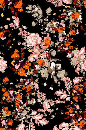 乱花印花花型图片