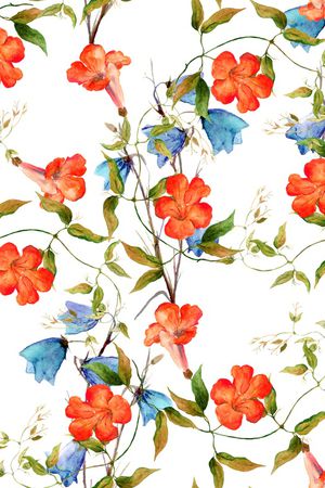 小碎花印花花型图片