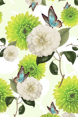 创意服装面料印花花型图片