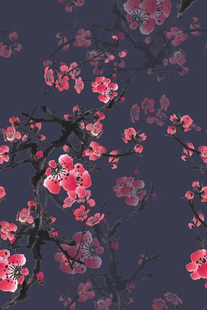 中国风印花花型图片