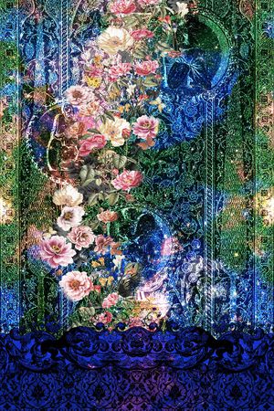 花卉印花花型图片