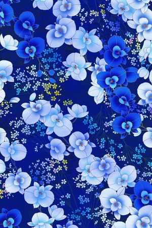 小碎花印花花型图片