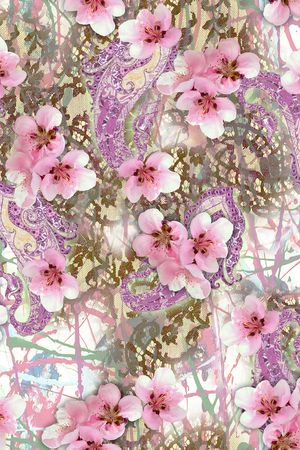 flower印花花型图片