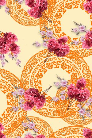 flower印花花型图片