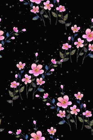 小碎花印花花型图片